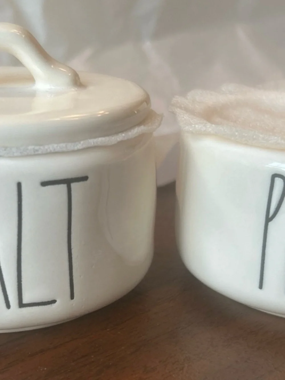 NEW Rae Dunn Artisan Collection Salt & Pepper Cellars w/Lid by Magenta Farmhouse